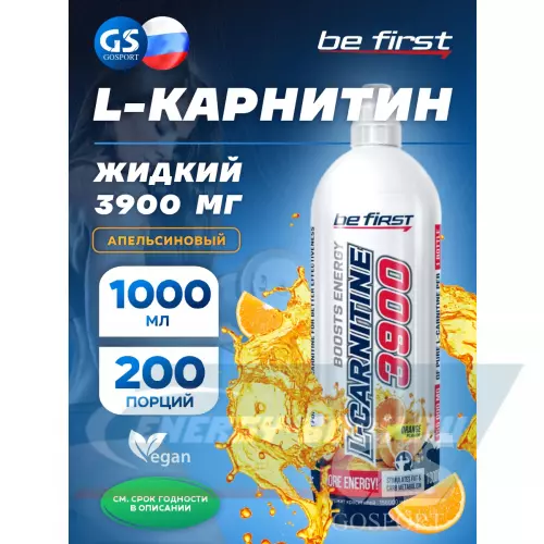 L-Карнитин Be First L-Carnitine 3900 mg Апельсин, 1000 мл