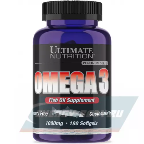 Omega 3 Ultimate Nutrition Omega 3 180 капсул