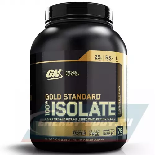  OPTIMUM NUTRITION 100% Isolate Gold Standard Шоколадное блаженство, 2360 г