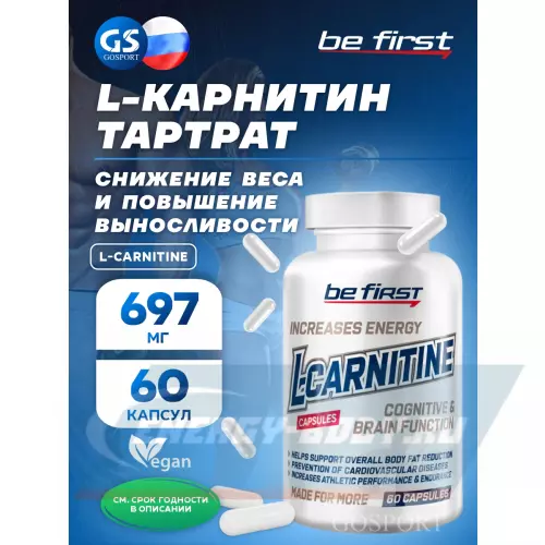 L-Карнитин Be First L-Carnitine 60 капсул