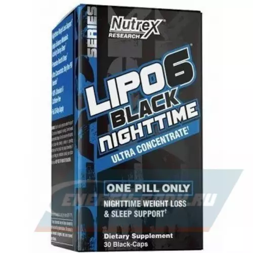  NUTREX Lipo 6 Black NightTime Ultra Concentrate 30 капсул