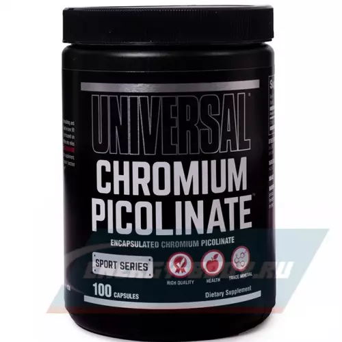 Минералы UNIVERSAL NUTRITION Chromium Picolinate 50 mcg 100 капсул