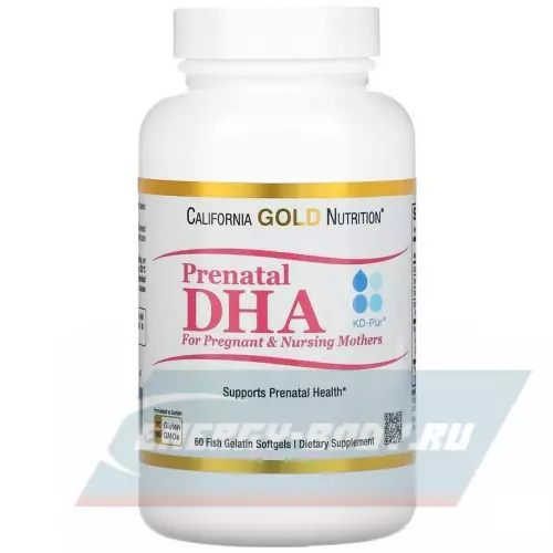  California Gold Nutrition Daily Prenatal Multi for Pregnant & Nursing Mothers Нейтральный, 60 капсул