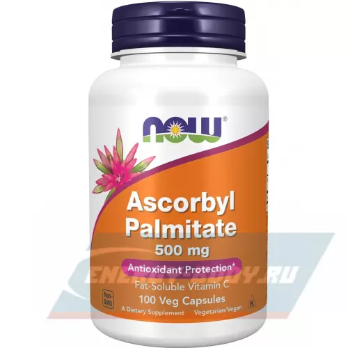  NOW FOODS Ascorbyl Palmitate 500 mg 100 веган капсул