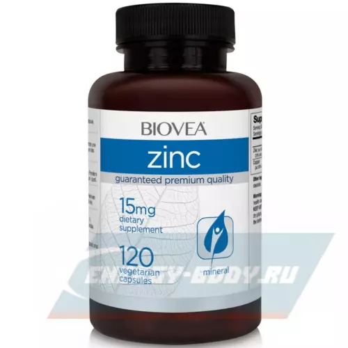  Biovea Zinc 15mg 120 капсул