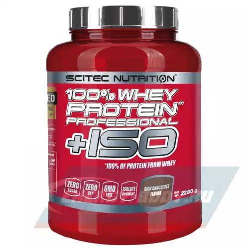  Scitec Nutrition 100% Whey Protein Professional + ISO Ванильный чизкейк, 2280 г