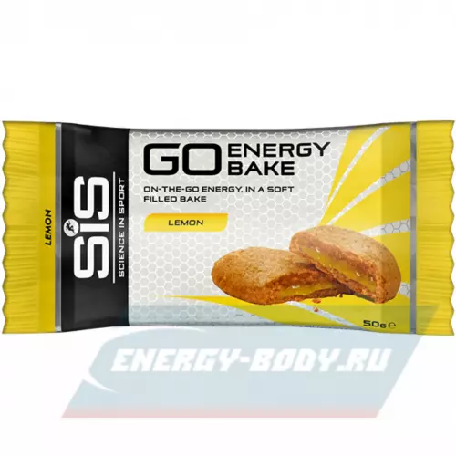 Батончик энергетический SCIENCE IN SPORT (SiS) GO Energy Bake Лимон, 7 x 50 г