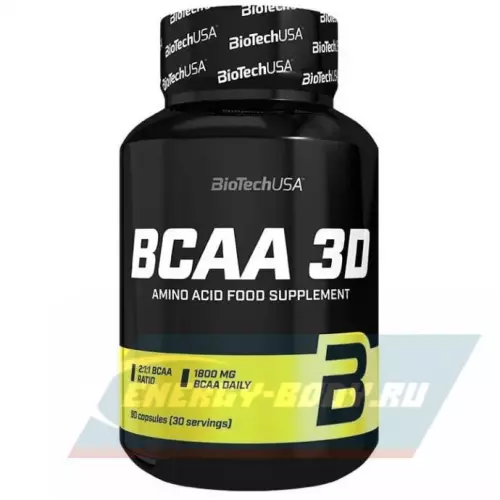 ВСАА BiotechUSA BCAA 3D 2:1:1 90 капсул