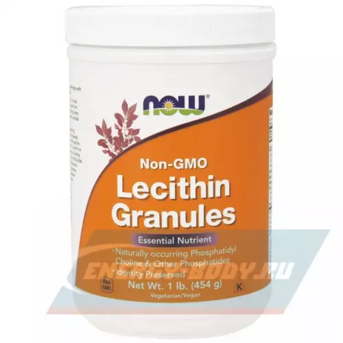 Аминокислотны NOW FOODS Lecithin Granules - Лецитин в гранулах Нейтральный, 454 грамм