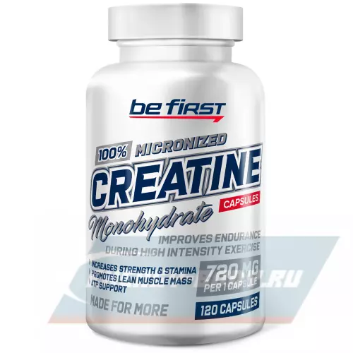  Be First Creatine Monohydrate Capsules (креатин моногидрат) 120 капсул