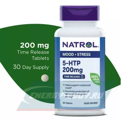  Natrol 5-HTP 200 mg 30 таблеток