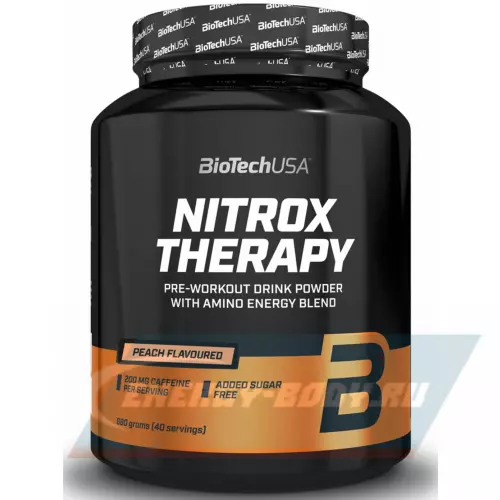 Предтерник BiotechUSA Nitrox Therapy Персик, 340 г