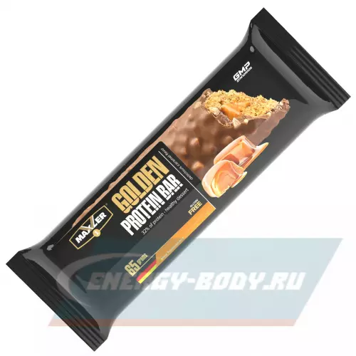 Батончик протеиновый MAXLER Golden Bar Аппетитная карамель, 1 х 65 г