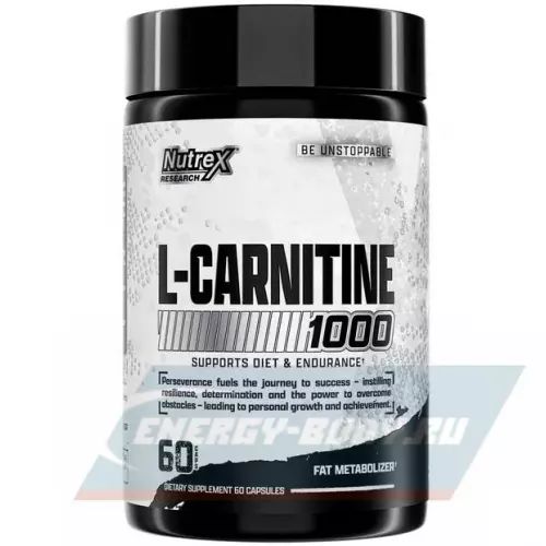 L-Карнитин NUTREX Lipo-6 Carnitine 1488.1 mg (US) 60 капсул