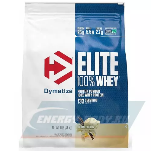  DYMATIZE Elite Whey 100% Ваниль, 4500 г