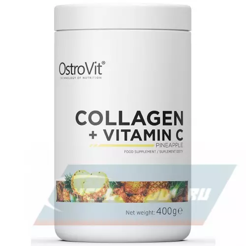 COLLAGEN OstroVit Collagen+Vitamin C Ананас, 400 г