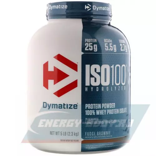  DYMATIZE Dymatize ISO100 Hydrolyzed Шоколадный Брауни, 2300 г