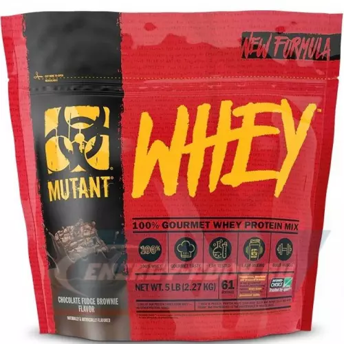  Mutant Mutant Whey Брауни с шоколадной помадкой, 2270 г