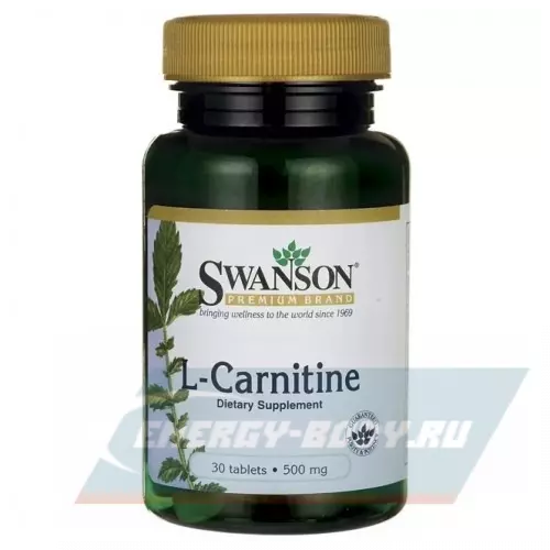 L-Карнитин Swanson L-Carnitine Нейтральный, 30 таблеток