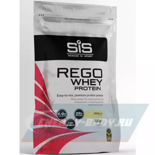  SCIENCE IN SPORT (SiS) REGO Whey Protein Ваниль, 450 г