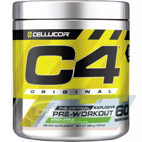 Предтерник Cellucor C4 Pre-Workout Зеленое Яблоко, 390 г