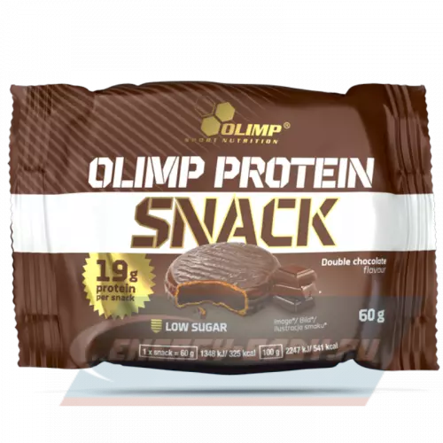 Батончик протеиновый OLIMP Protein Snack 60 г Двойной шоколад, 1 x 60 г