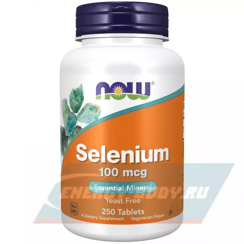 Минералы NOW FOODS Selenium 100 mcg - Селен 250 таблеток