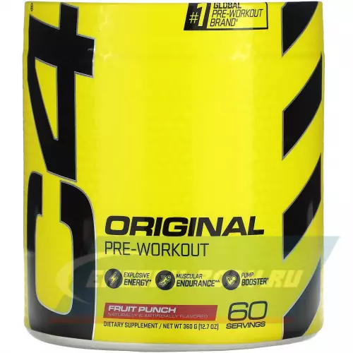 Предтерник Cellucor C4 Pre-Workout Фруктовый пунш, 360 г