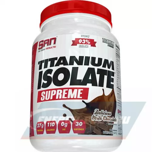  SAN Titanium Isolate Supreme Молочный шоколад, 900 г