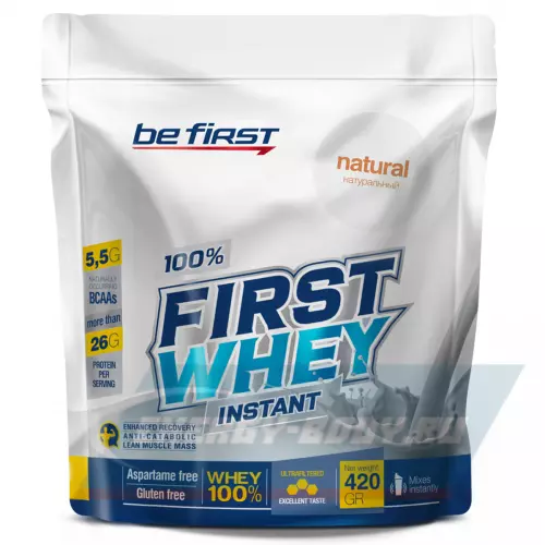  Be First First Whey Instant (сывороточный протеин) Натуральный, 420 г