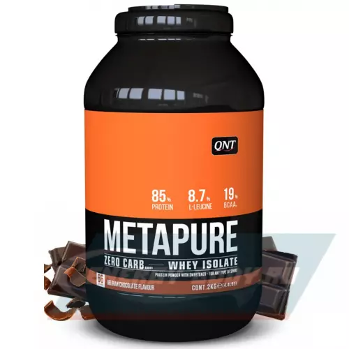  QNT METAPURE ZERO CARB Бельгийский шоколад, 2000 г