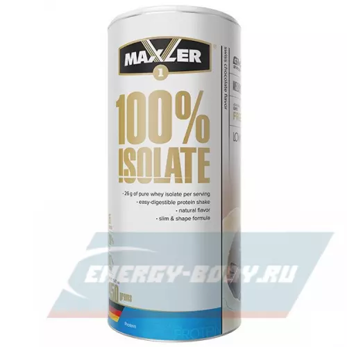  MAXLER 100% Isolate Швейцарский Шоколад, 450 г