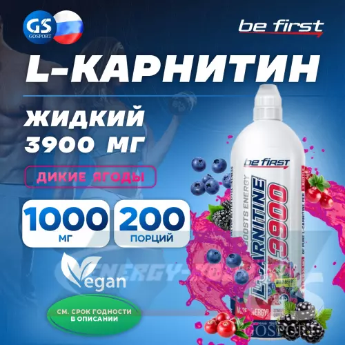 L-Карнитин Be First L-Carnitine 3900 mg Лесные ягоды, 1000 мл