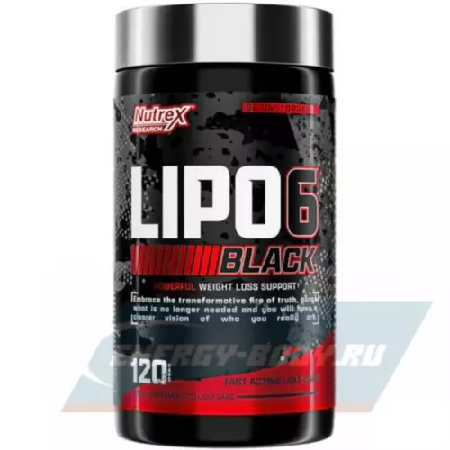  NUTREX Weight Lipo-6 Black 120 капсул