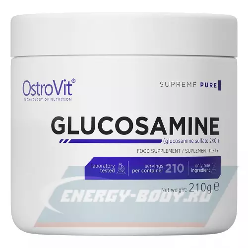 Суставы, связки OstroVit Glucosamine supreme PURE Натуральный, 210 г