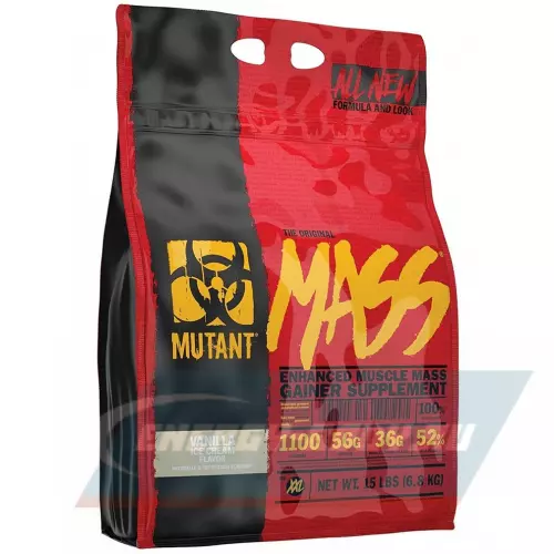 Гейнер Mutant Mutant Mass Ванильное мороженное, 6800 г