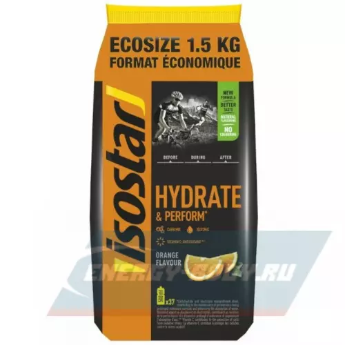  ISOSTAR Hydrate Апельсин, 1 пакет = 1.5 кг