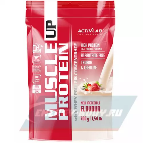  ActivLab Muscle UP Protein Клубника, 700 гр