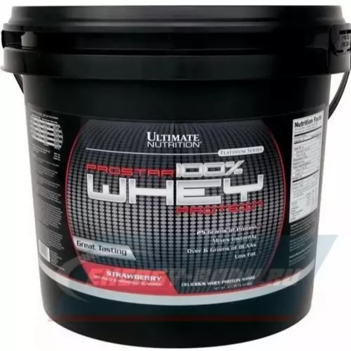  Ultimate Nutrition Prostar Whey Клубника, 4540 г