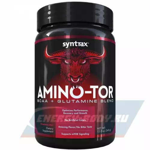 Аминокислотны SYNTRAX Amino-TOR BCAA + Glutamine Bland Клубника-киви, 340 г