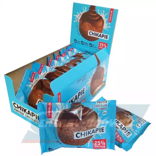 Батончик протеиновый Chikalab ChikaPie Шоколад, 9 x 60 г