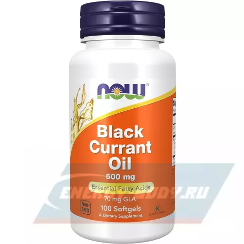  NOW FOODS Black Currant Oil 500 mg 100 гелевые капсулы