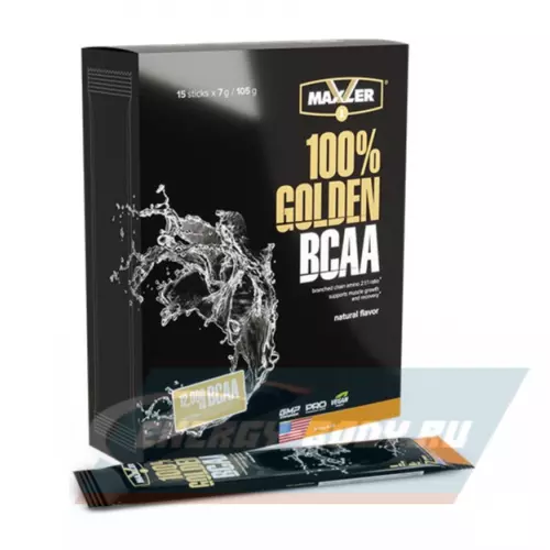 ВСАА MAXLER 100% Golden BCAA Нейтральный, 15 x 7 г