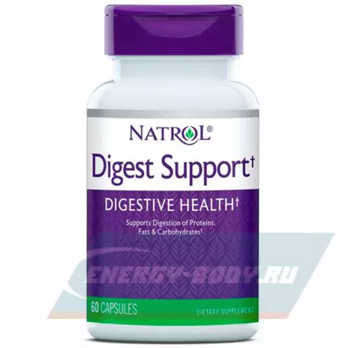  Natrol Digest Support Нейтральный, 60 капсул