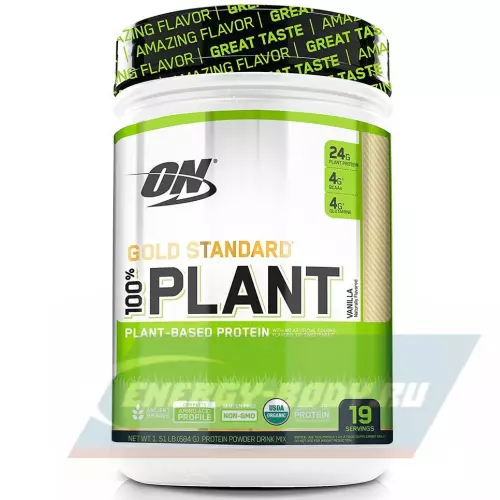  OPTIMUM NUTRITION 100% Plant Gold Standard Ваниль, 722 г