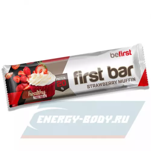 Батончик протеиновый Be First First bar Клубника, 3 x 40 г