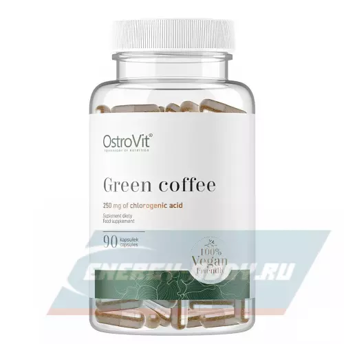 Энергетик OstroVit Green Coffee 90 веган капсул