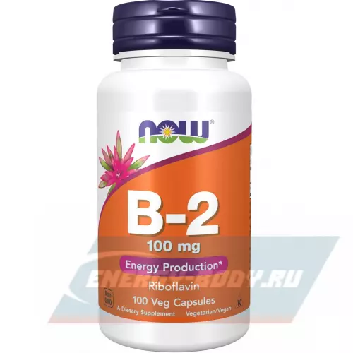  NOW FOODS B-2 100 mg 100 веган капсул