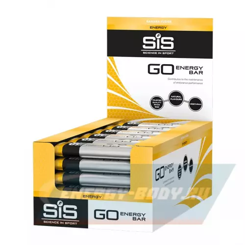 Батончик энергетический SCIENCE IN SPORT (SiS) GO Energy Mini Bar Банан, 40 г x 30 батончиков