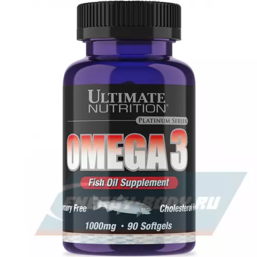 Omega 3 Ultimate Nutrition Ult Omega 3 90 капсул